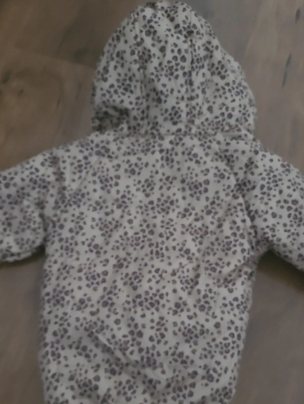 Carter's Leopard Print Hooded Puffer Jacket - Tan & Brown
